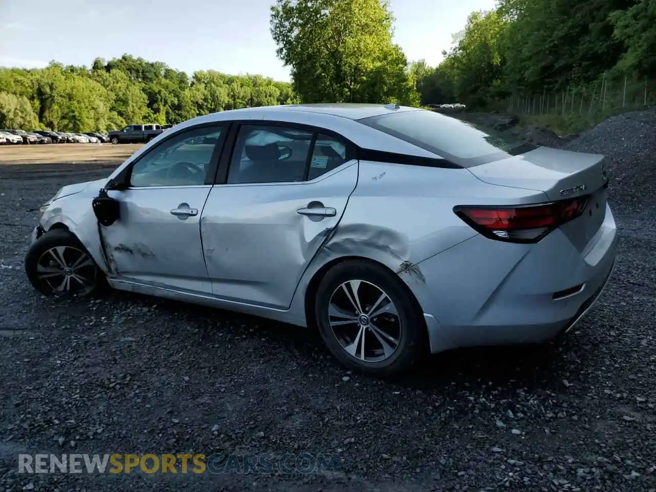 2 Photograph of a damaged car 3N1AB8CV9MY312322 NISSAN SENTRA 2021