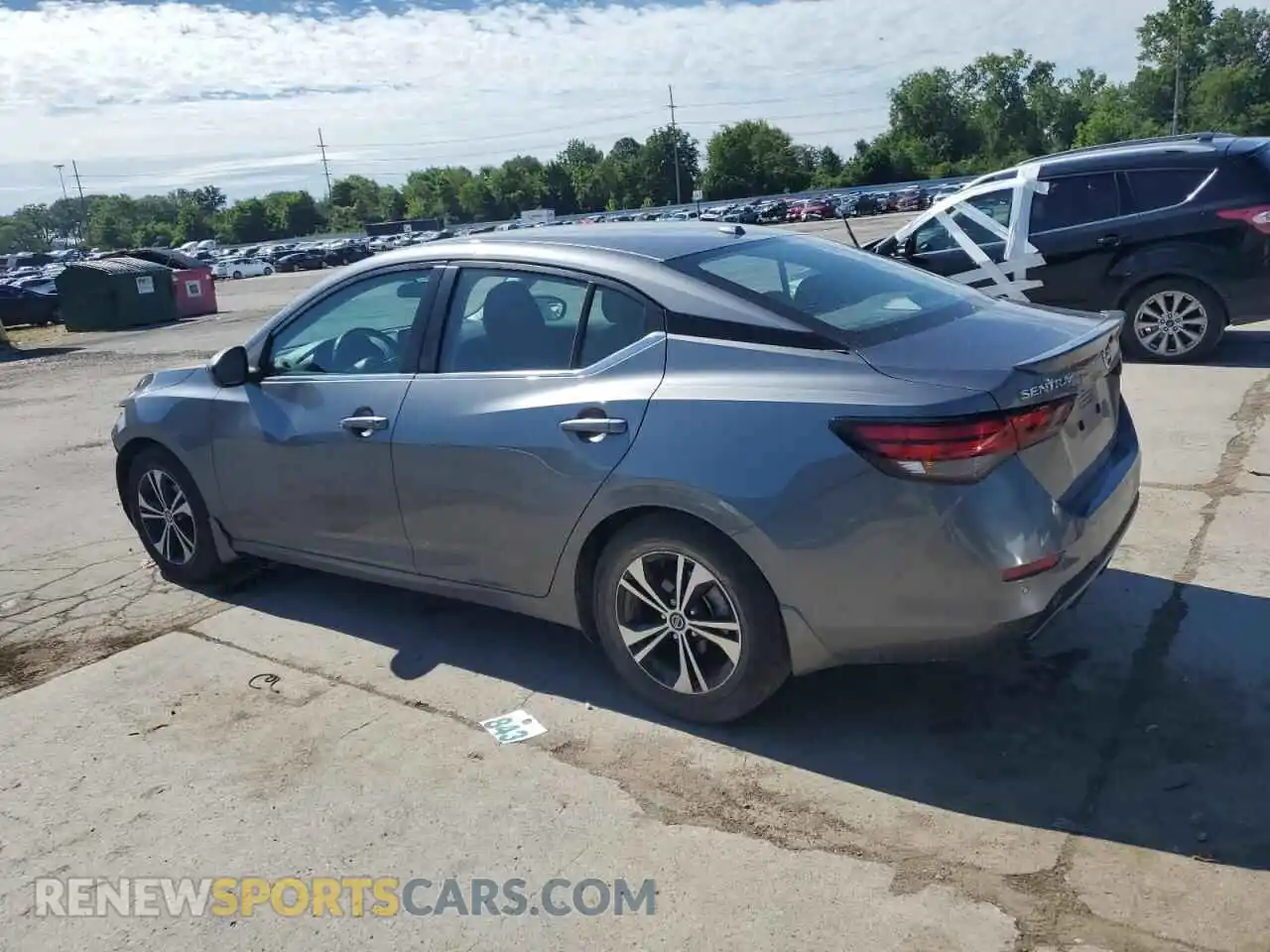 2 Photograph of a damaged car 3N1AB8CV9MY322493 NISSAN SENTRA 2021
