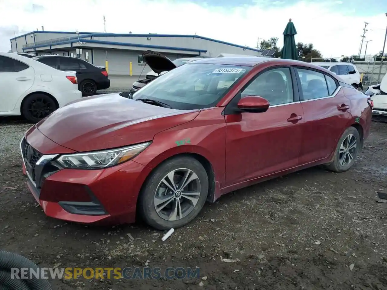1 Photograph of a damaged car 3N1AB8CVXMY201388 NISSAN SENTRA 2021