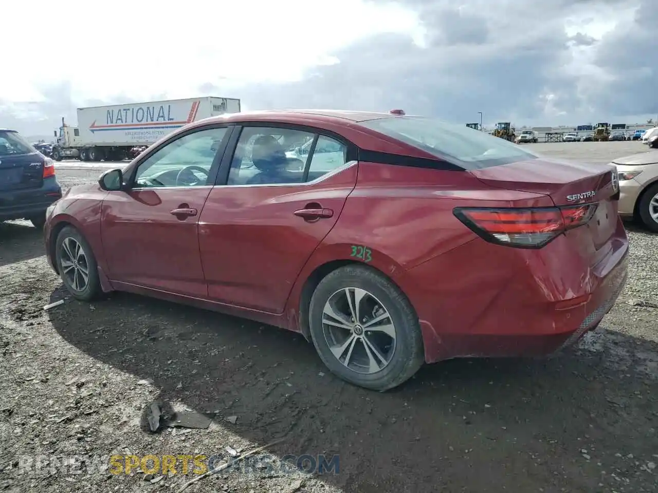 2 Photograph of a damaged car 3N1AB8CVXMY201388 NISSAN SENTRA 2021