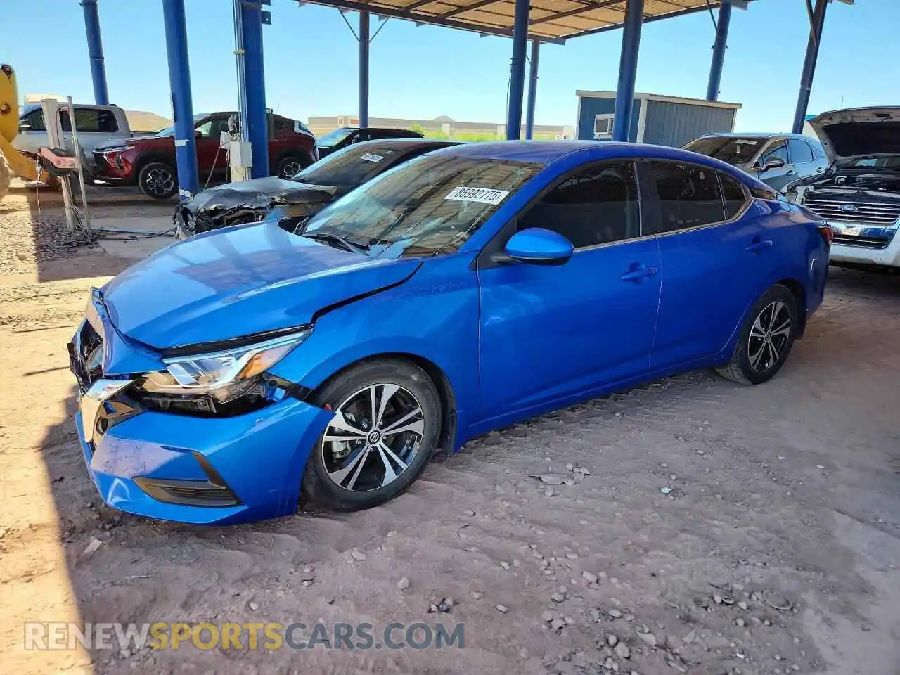 1 Photograph of a damaged car 3N1AB8CVXMY201648 NISSAN SENTRA 2021