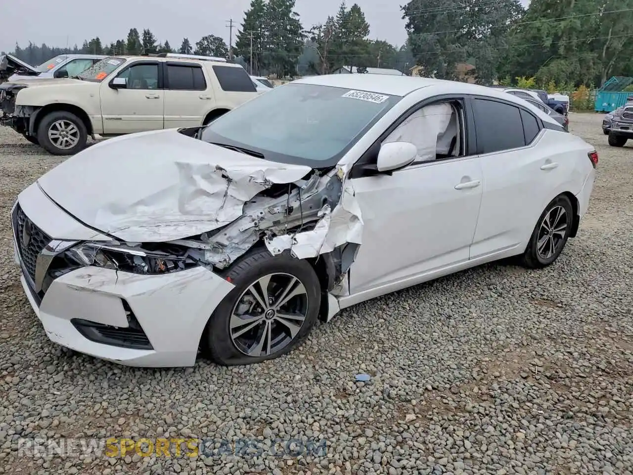 1 fotografías del automóvil dañado 3N1AB8CVXMY202072 NISSAN SENTRA 2021