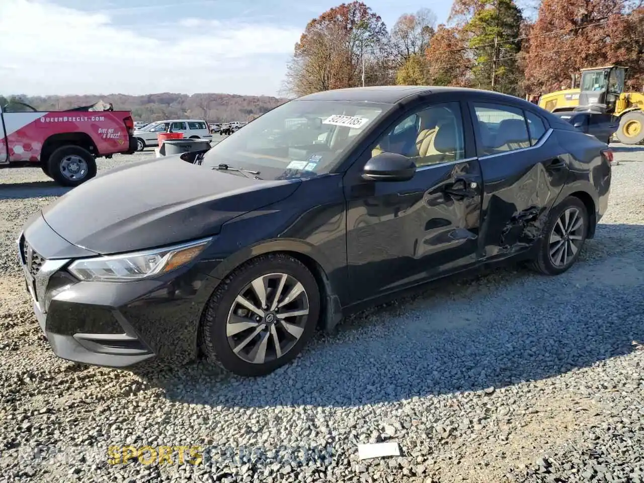 1 fotografías del automóvil dañado 3N1AB8CVXMY203139 NISSAN SENTRA 2021