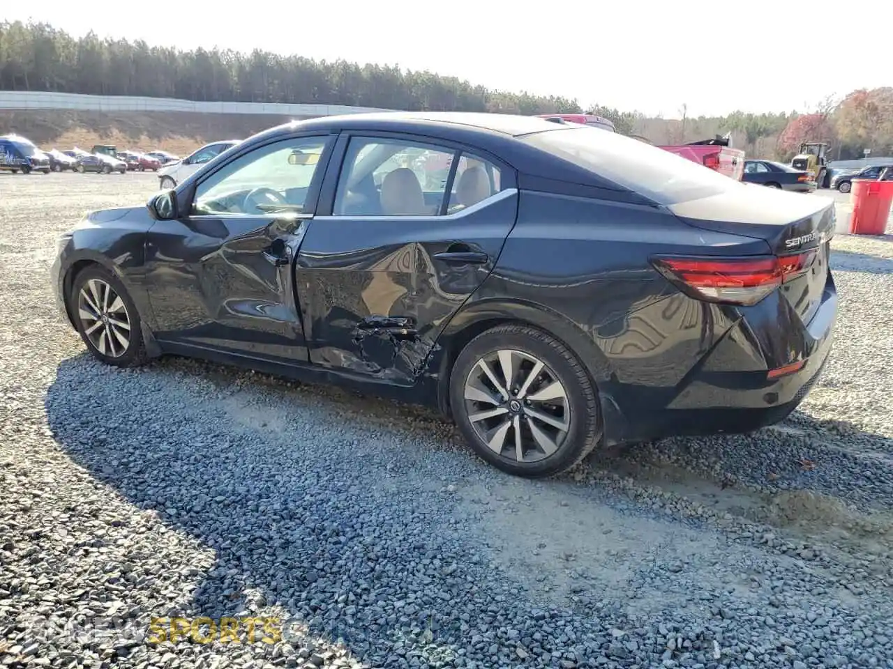 2 fotografías del automóvil dañado 3N1AB8CVXMY203139 NISSAN SENTRA 2021