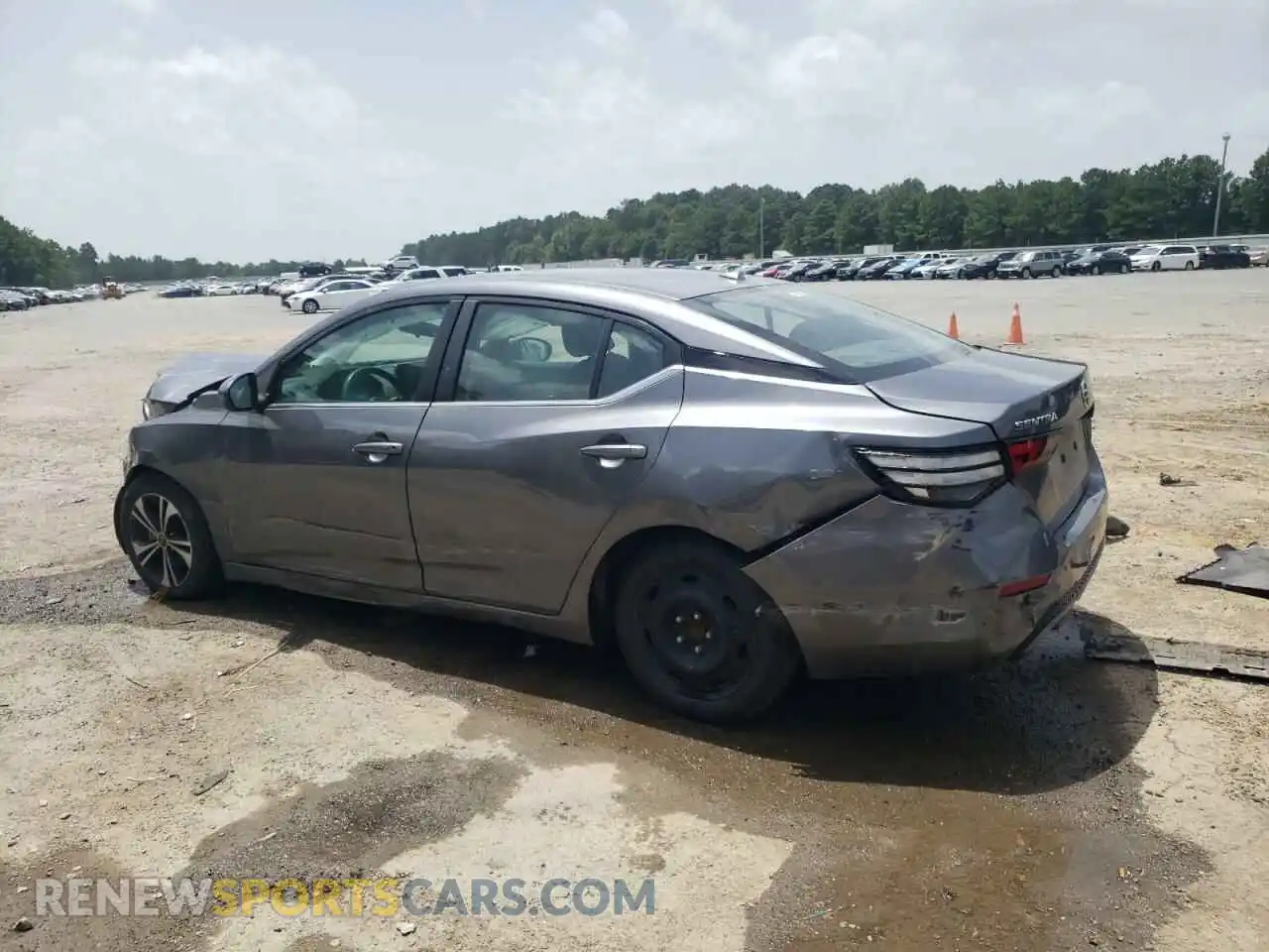 2 Photograph of a damaged car 3N1AB8CVXMY203562 NISSAN SENTRA 2021