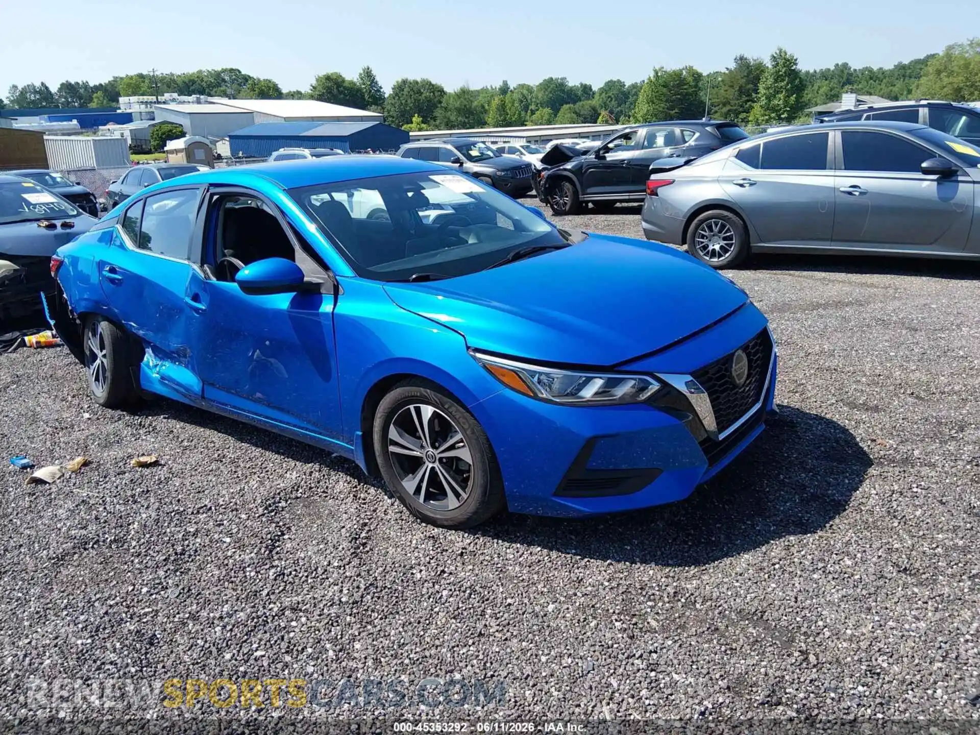 1 Фотография поврежденного автомобиля 3N1AB8CVXMY204341 NISSAN SENTRA 2021
