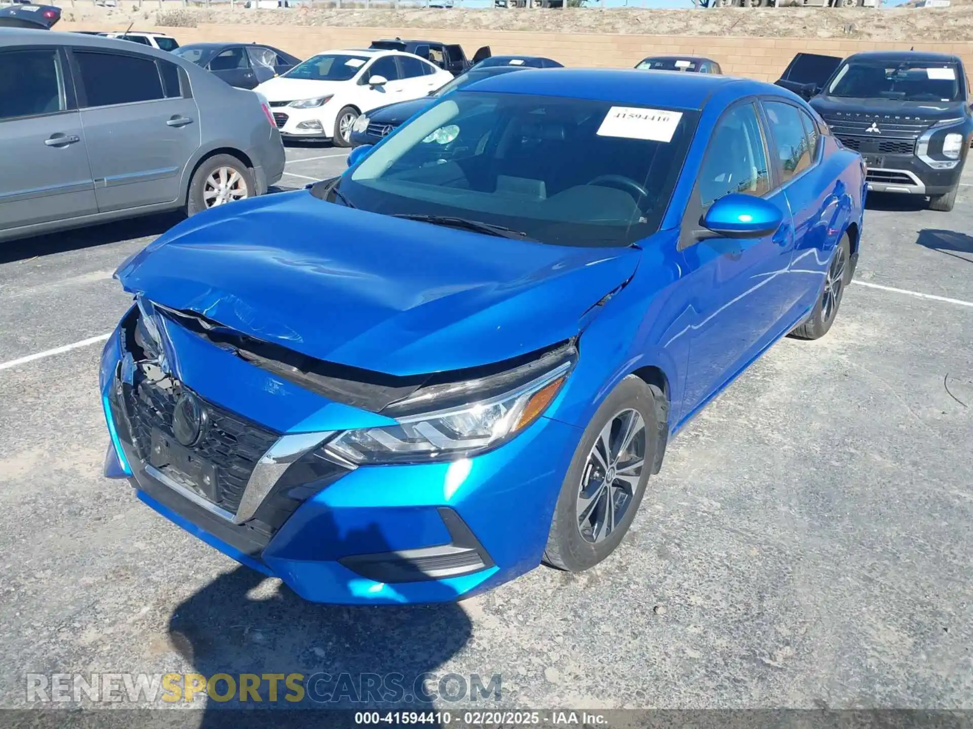 2 Photograph of a damaged car 3N1AB8CVXMY205330 NISSAN SENTRA 2021