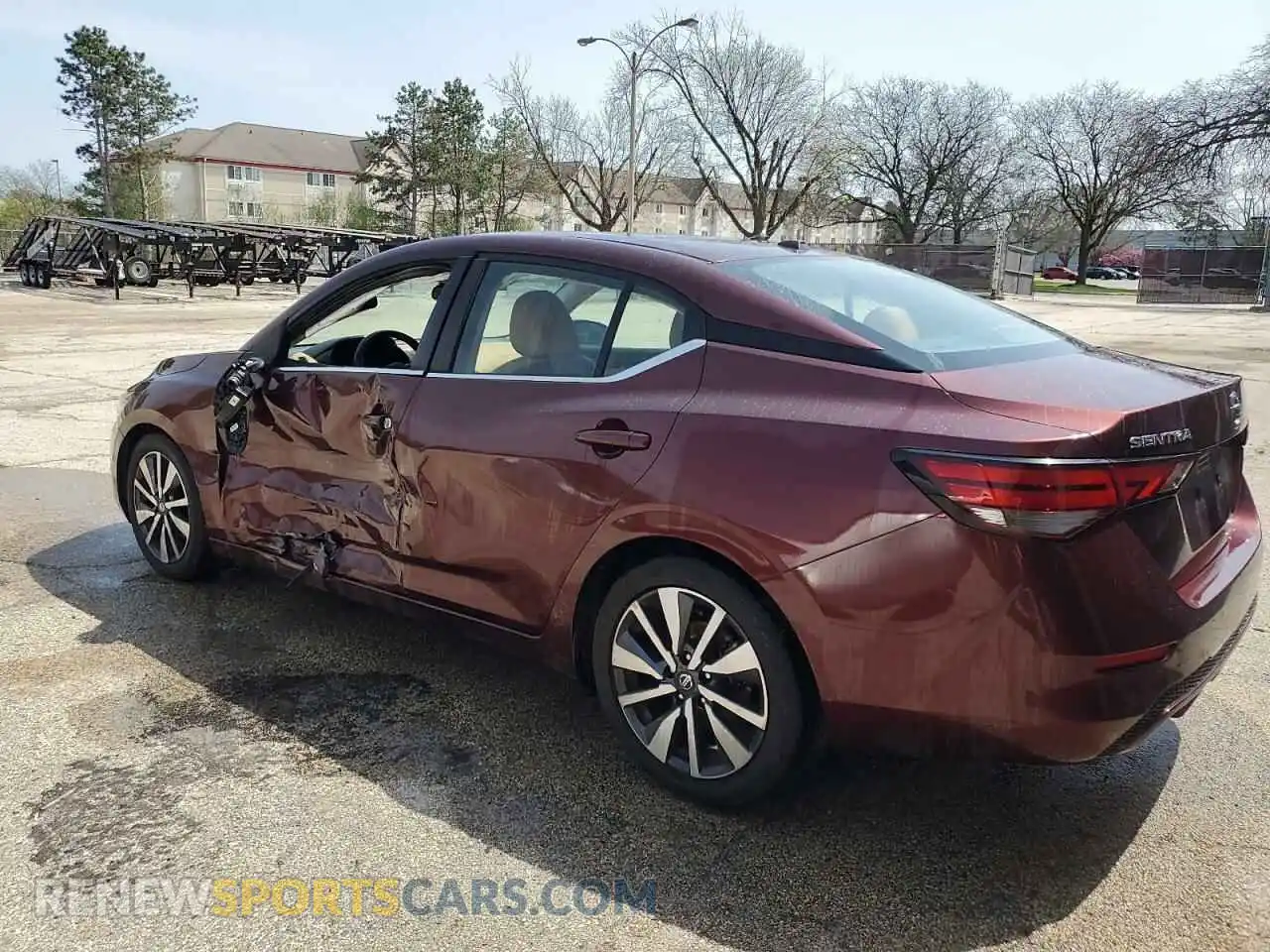 2 Photograph of a damaged car 3N1AB8CVXMY206073 NISSAN SENTRA 2021