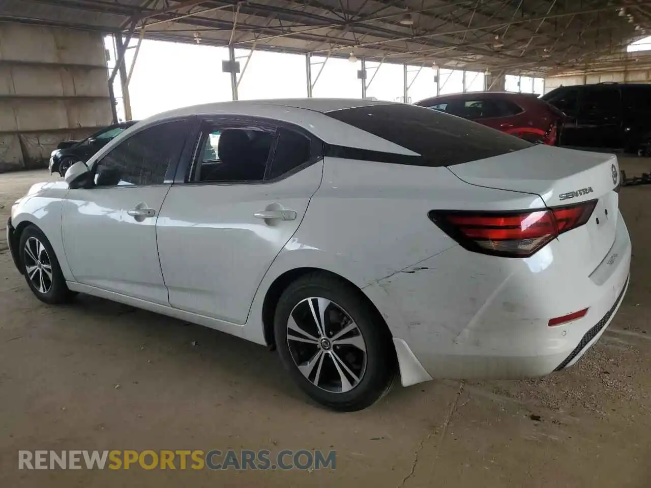 2 Photograph of a damaged car 3N1AB8CVXMY206686 NISSAN SENTRA 2021
