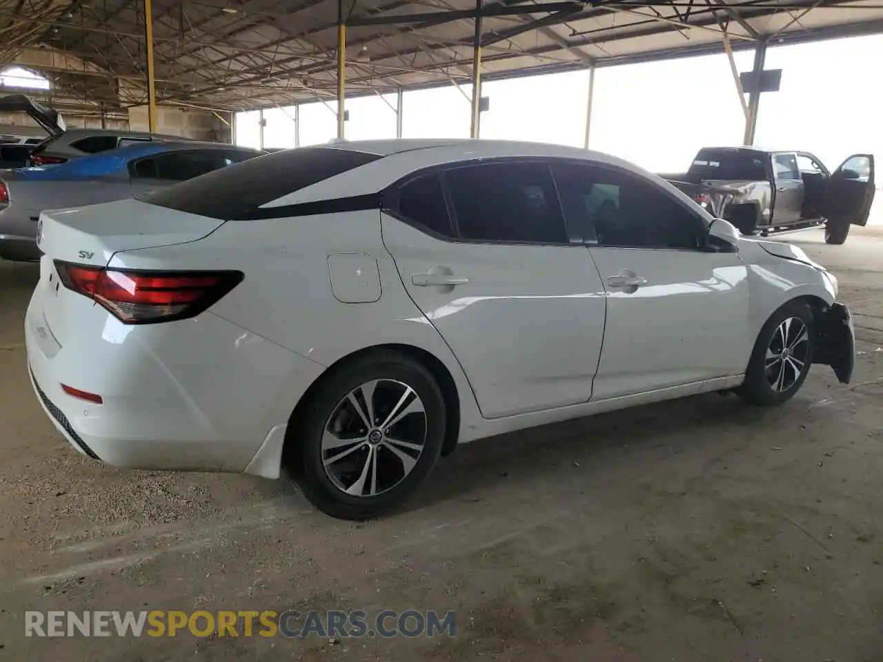 3 Photograph of a damaged car 3N1AB8CVXMY206686 NISSAN SENTRA 2021