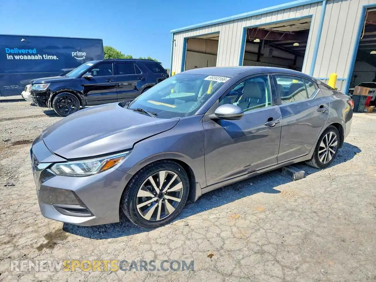 1 Photograph of a damaged car 3N1AB8CVXMY207160 NISSAN SENTRA 2021