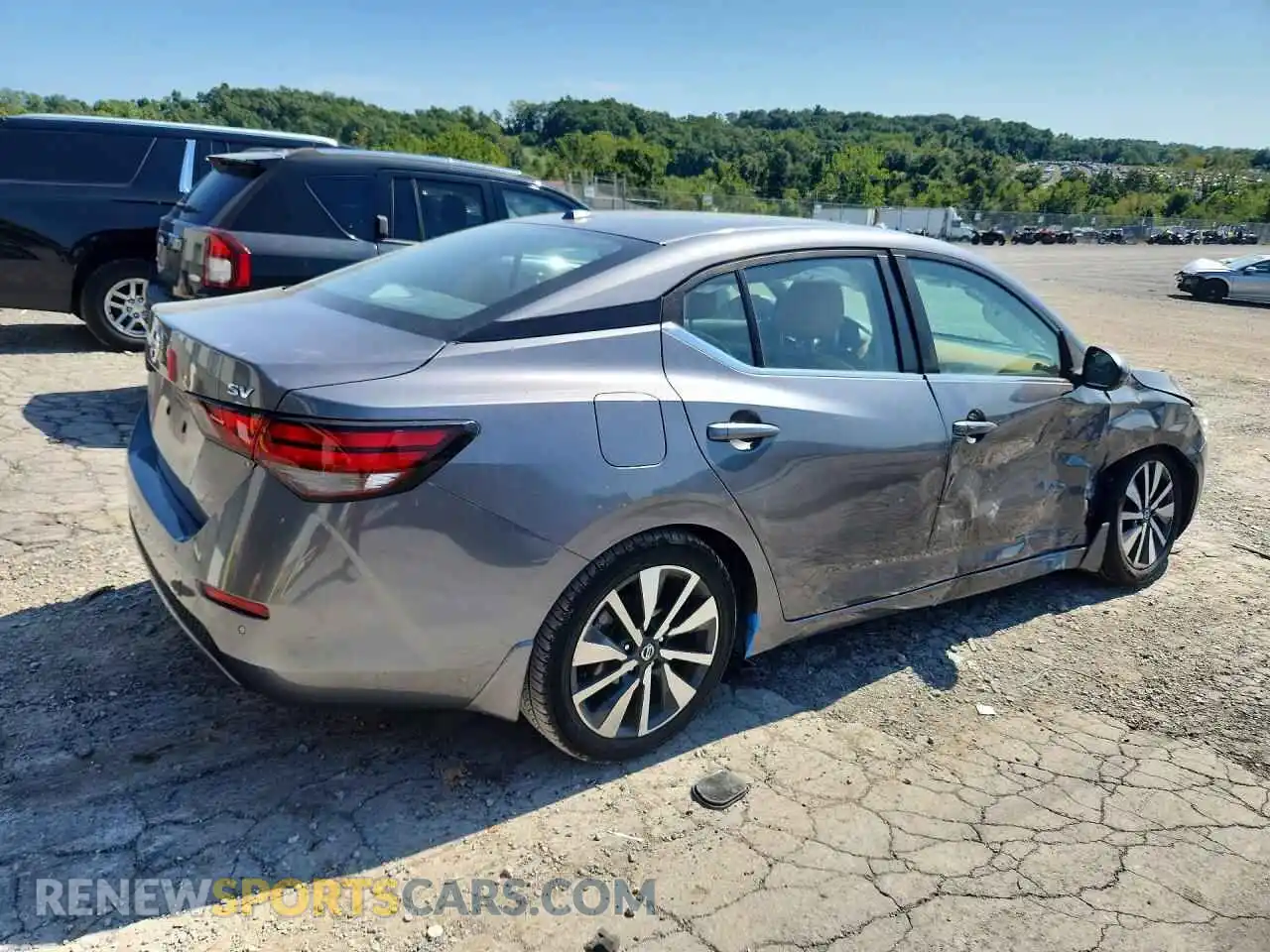 3 Photograph of a damaged car 3N1AB8CVXMY207160 NISSAN SENTRA 2021