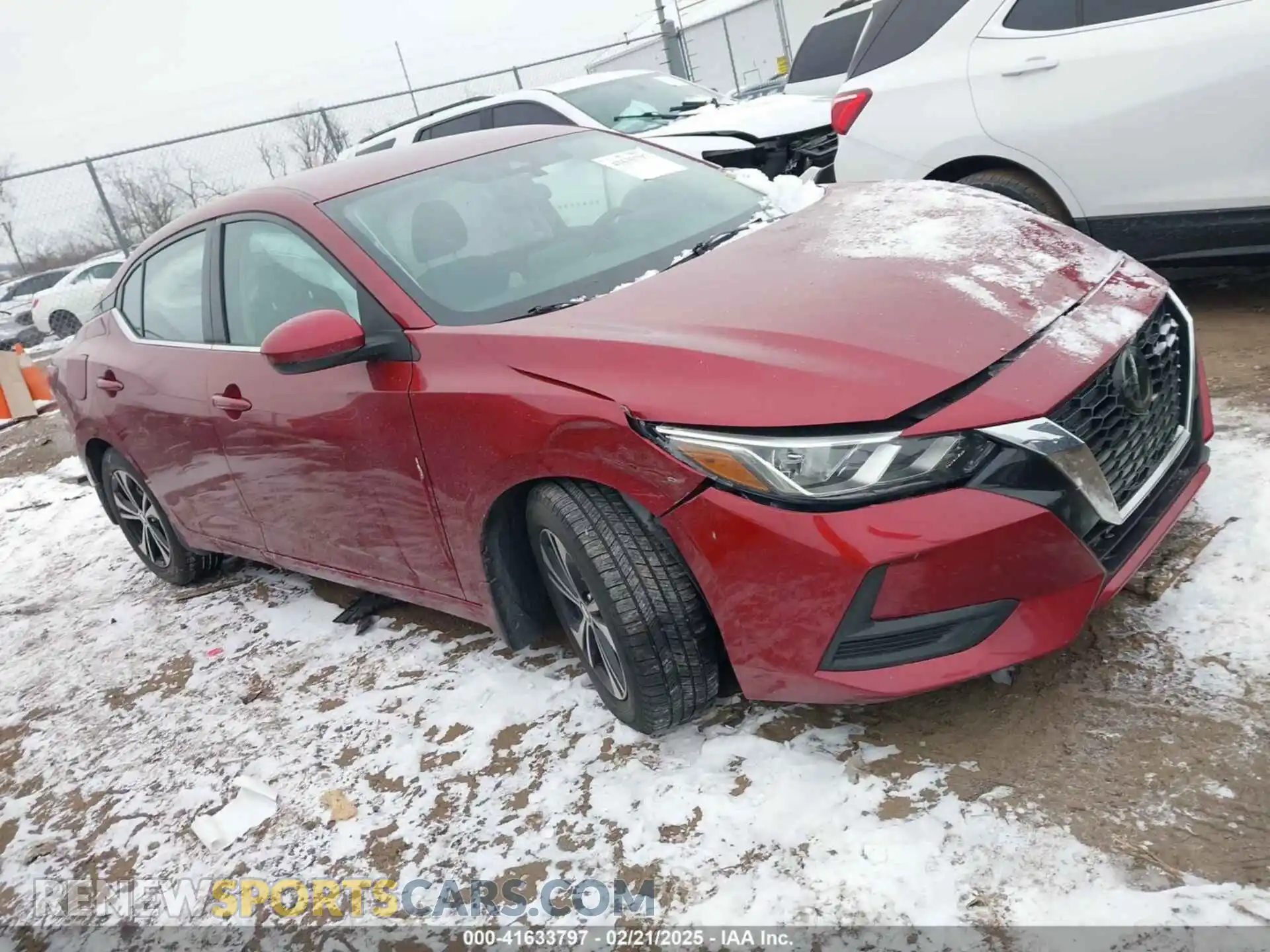 1 Photograph of a damaged car 3N1AB8CVXMY207336 NISSAN SENTRA 2021