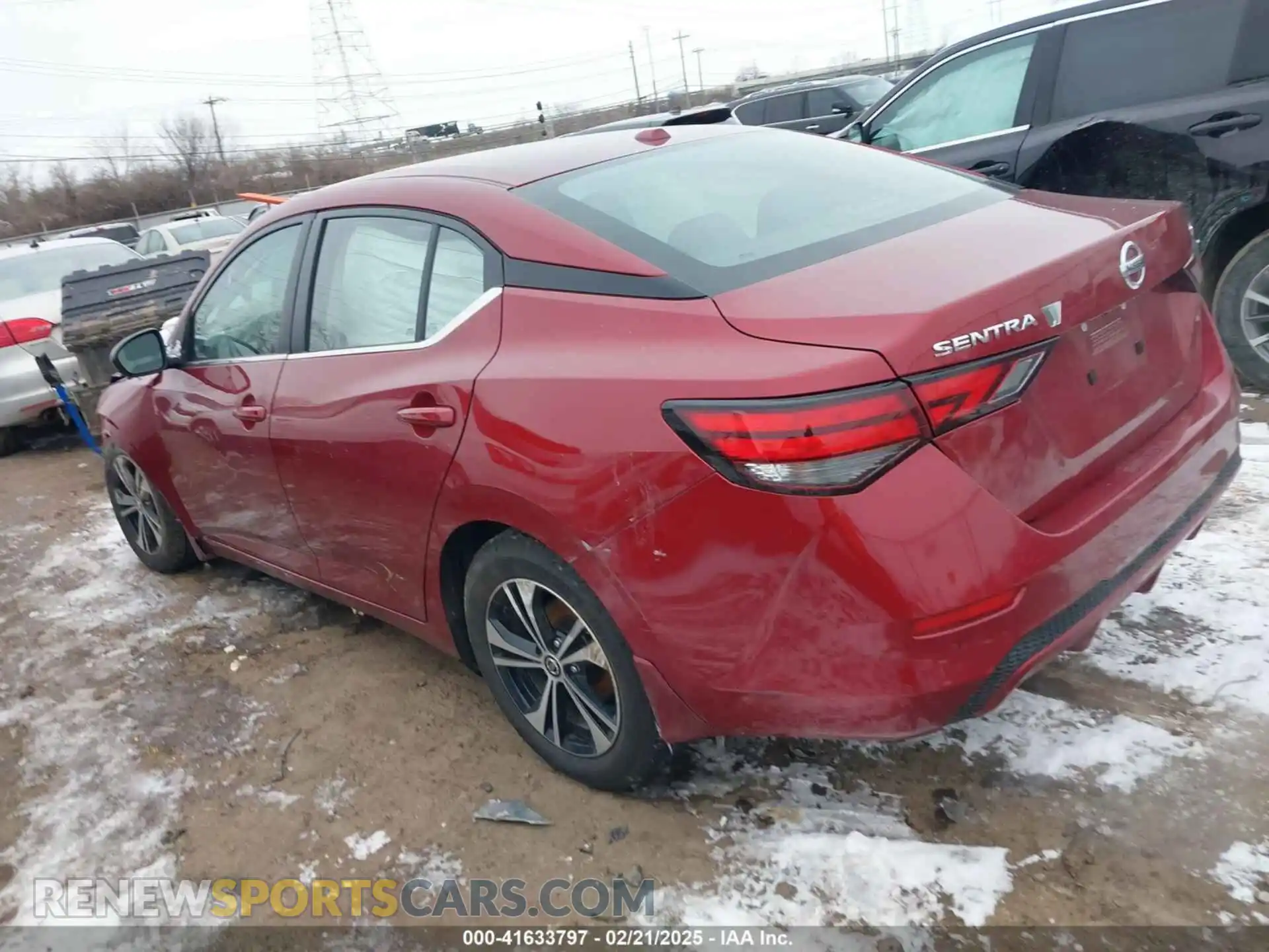 3 Photograph of a damaged car 3N1AB8CVXMY207336 NISSAN SENTRA 2021