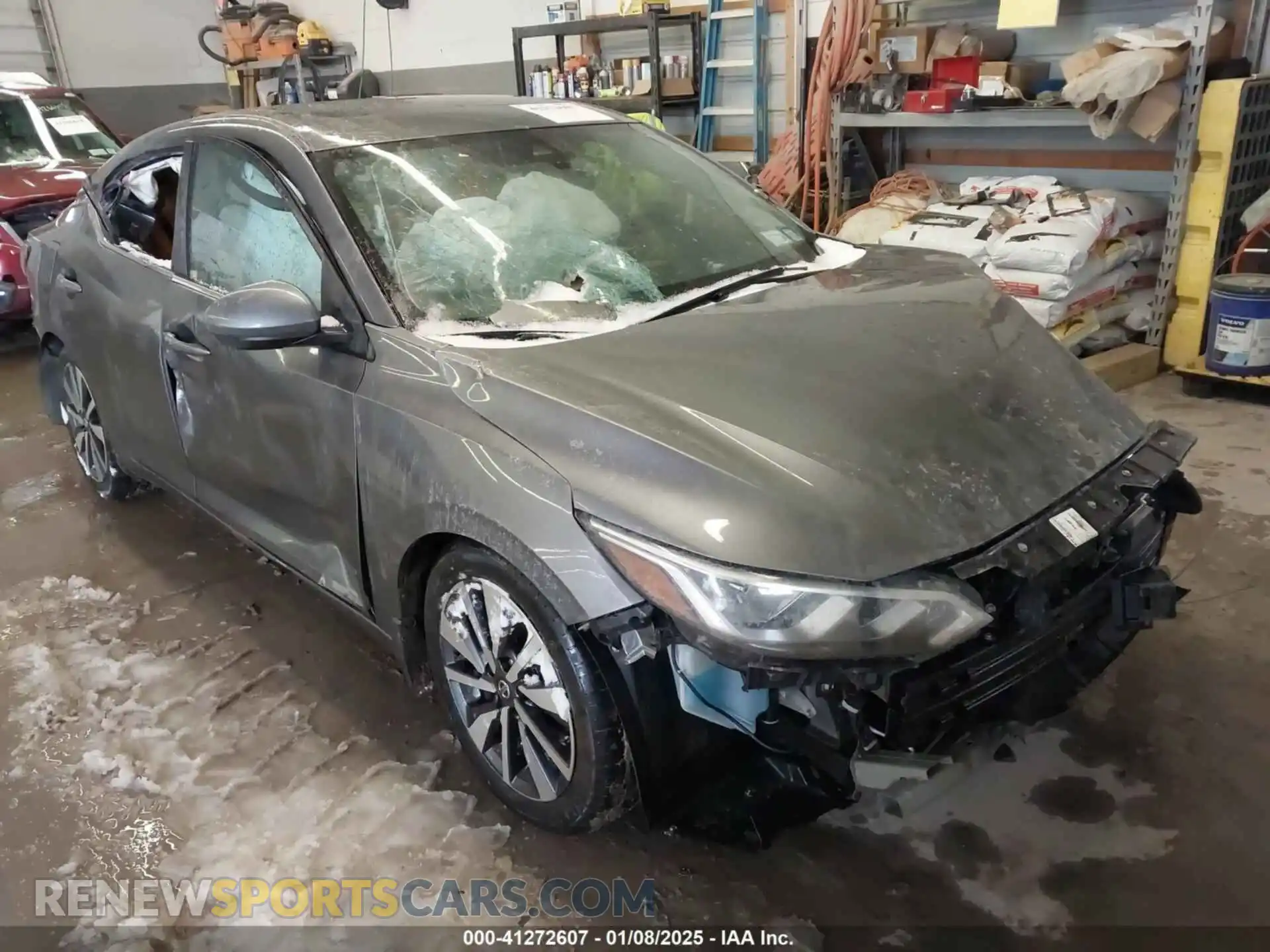 1 Photograph of a damaged car 3N1AB8CVXMY207448 NISSAN SENTRA 2021
