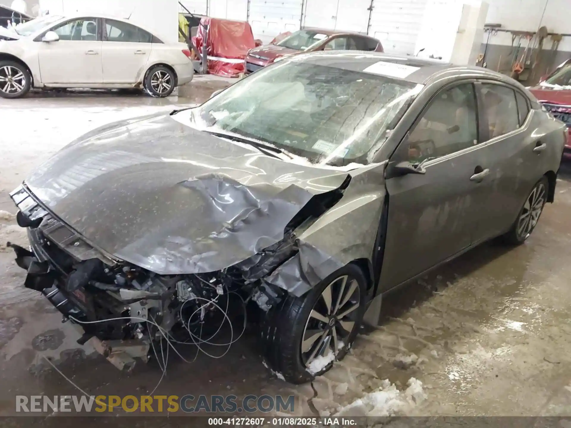 2 Photograph of a damaged car 3N1AB8CVXMY207448 NISSAN SENTRA 2021