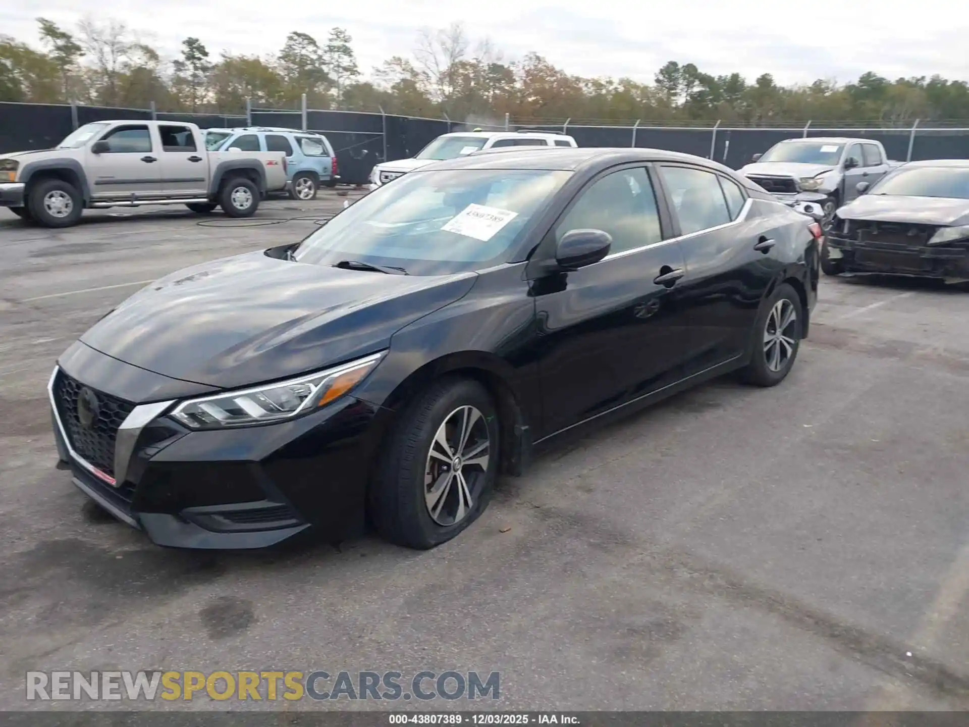 2 Photograph of a damaged car 3N1AB8CVXMY208888 NISSAN SENTRA 2021