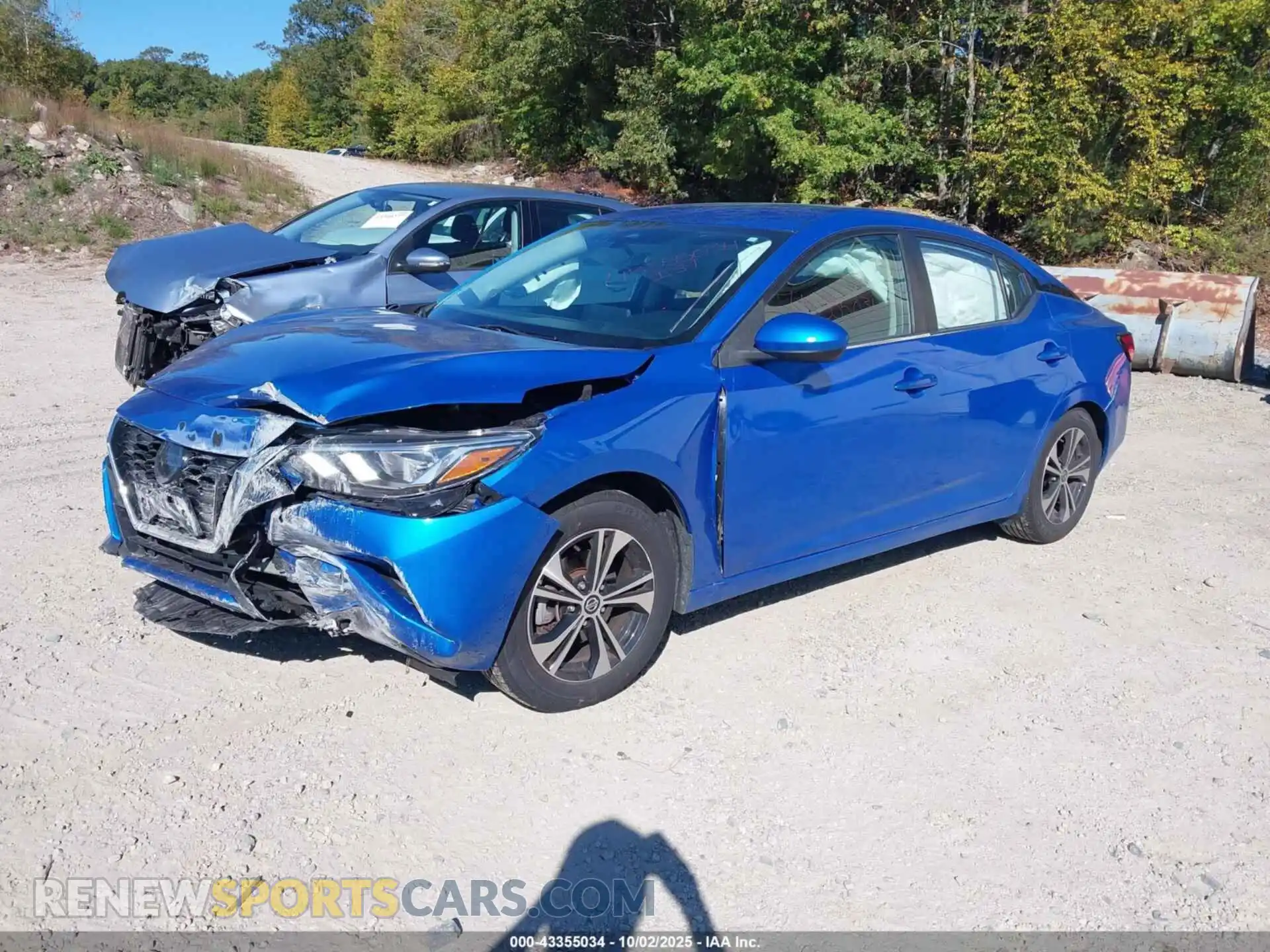 2 Photograph of a damaged car 3N1AB8CVXMY211127 NISSAN SENTRA 2021