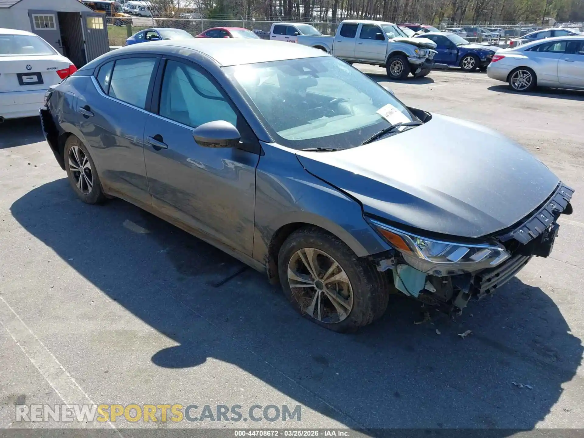 1 Photograph of a damaged car 3N1AB8CVXMY214576 NISSAN SENTRA 2021