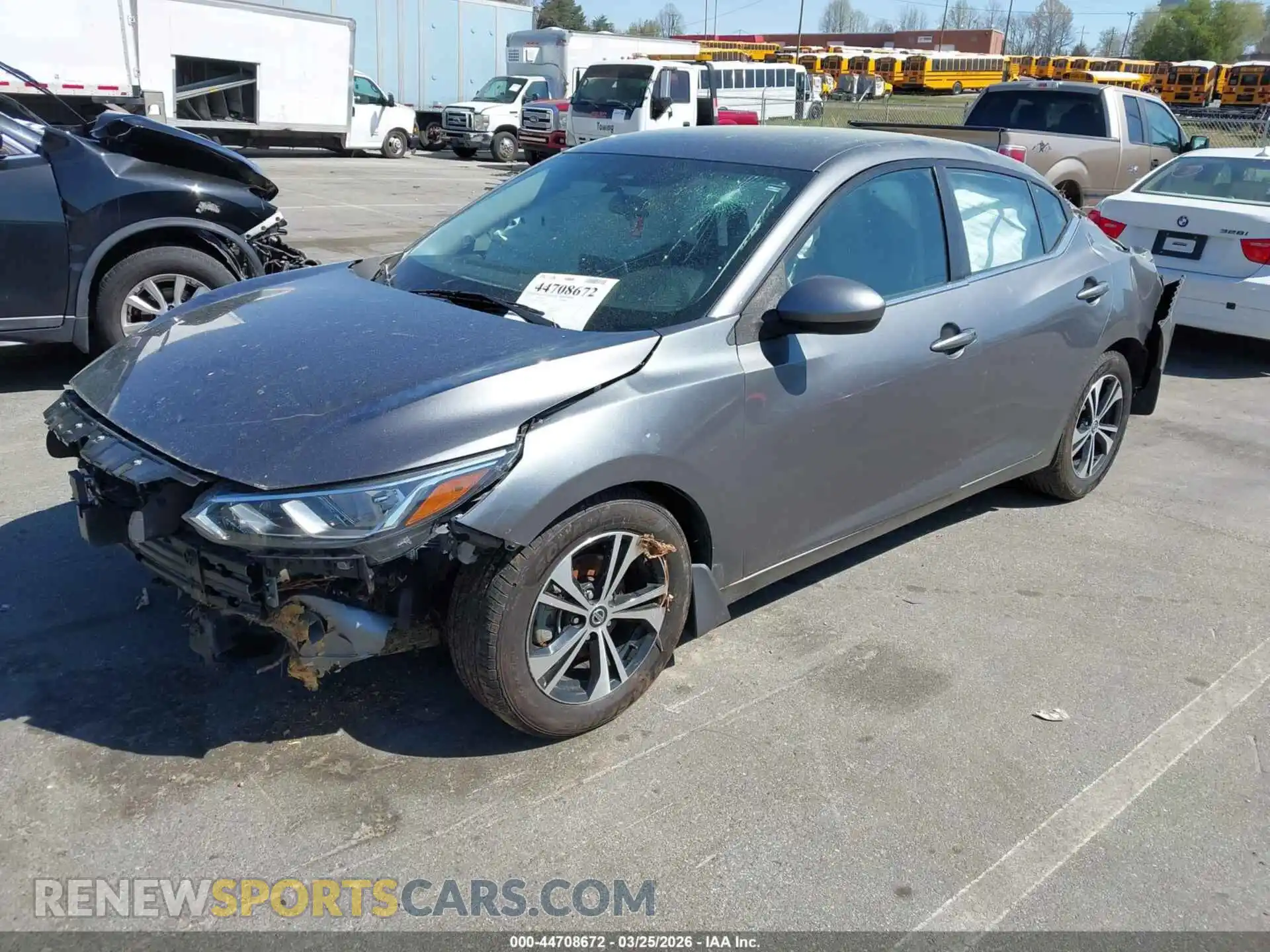 2 Photograph of a damaged car 3N1AB8CVXMY214576 NISSAN SENTRA 2021