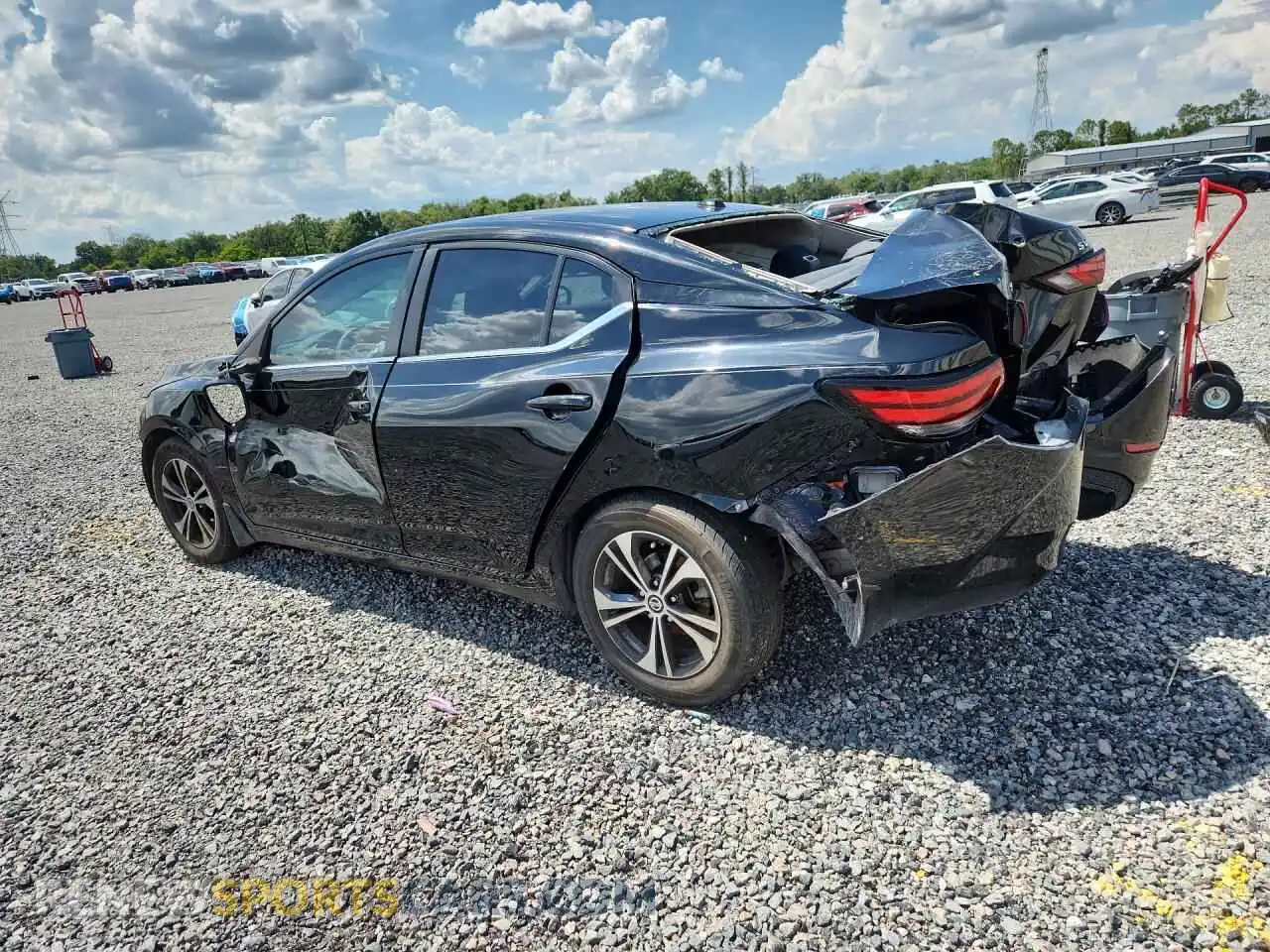 2 Photograph of a damaged car 3N1AB8CVXMY215324 NISSAN SENTRA 2021