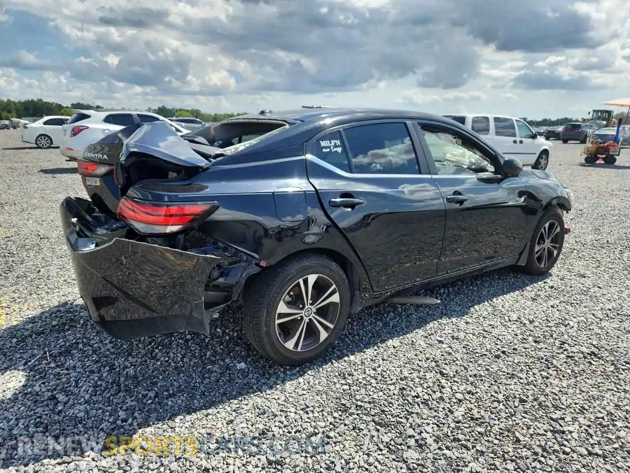 3 Photograph of a damaged car 3N1AB8CVXMY215324 NISSAN SENTRA 2021