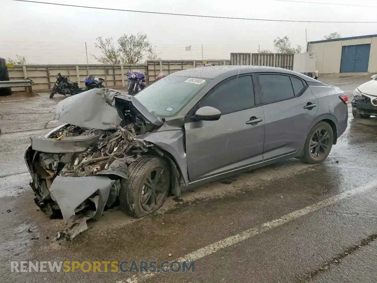1 Photograph of a damaged car 3N1AB8CVXMY215923 NISSAN SENTRA 2021