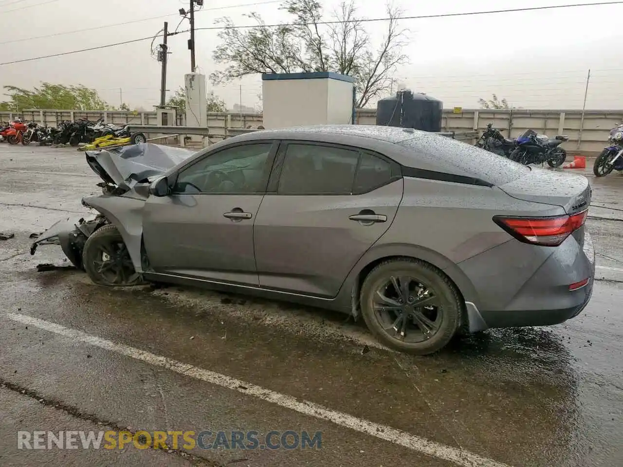 2 Photograph of a damaged car 3N1AB8CVXMY215923 NISSAN SENTRA 2021