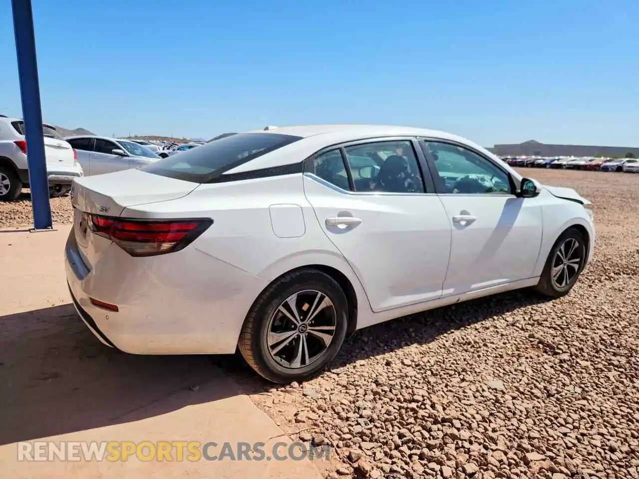 3 fotografías del automóvil dañado 3N1AB8CVXMY217302 NISSAN SENTRA 2021