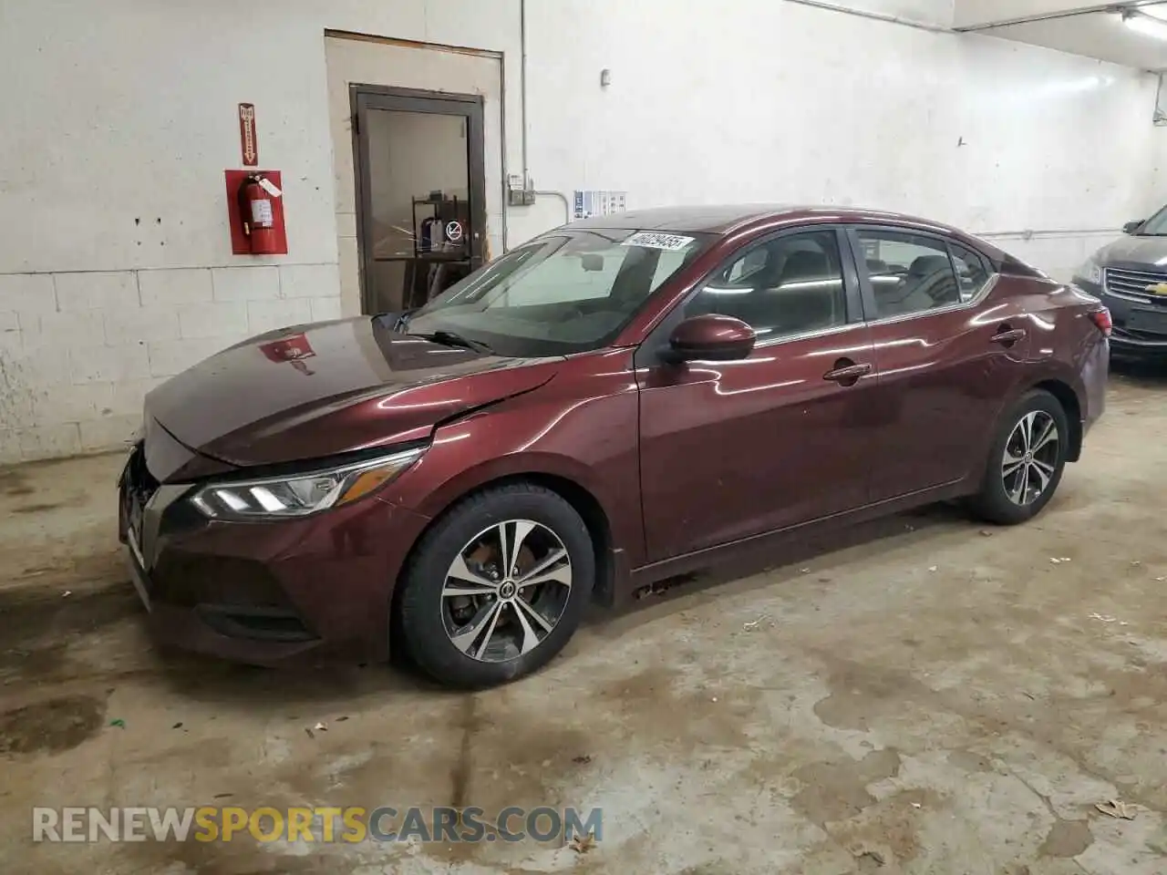 1 Photograph of a damaged car 3N1AB8CVXMY220829 NISSAN SENTRA 2021