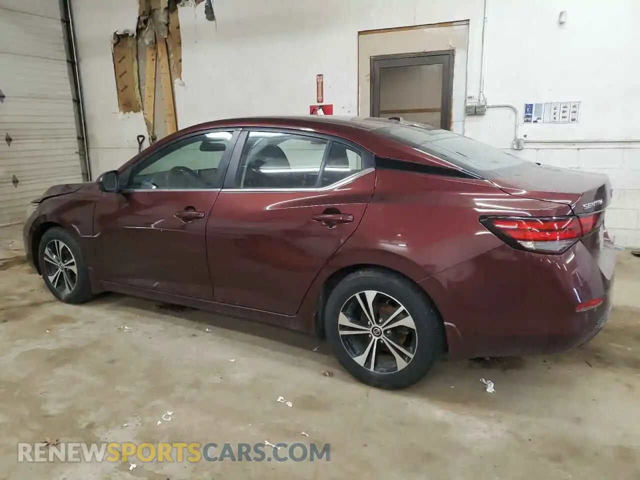 2 Photograph of a damaged car 3N1AB8CVXMY220829 NISSAN SENTRA 2021