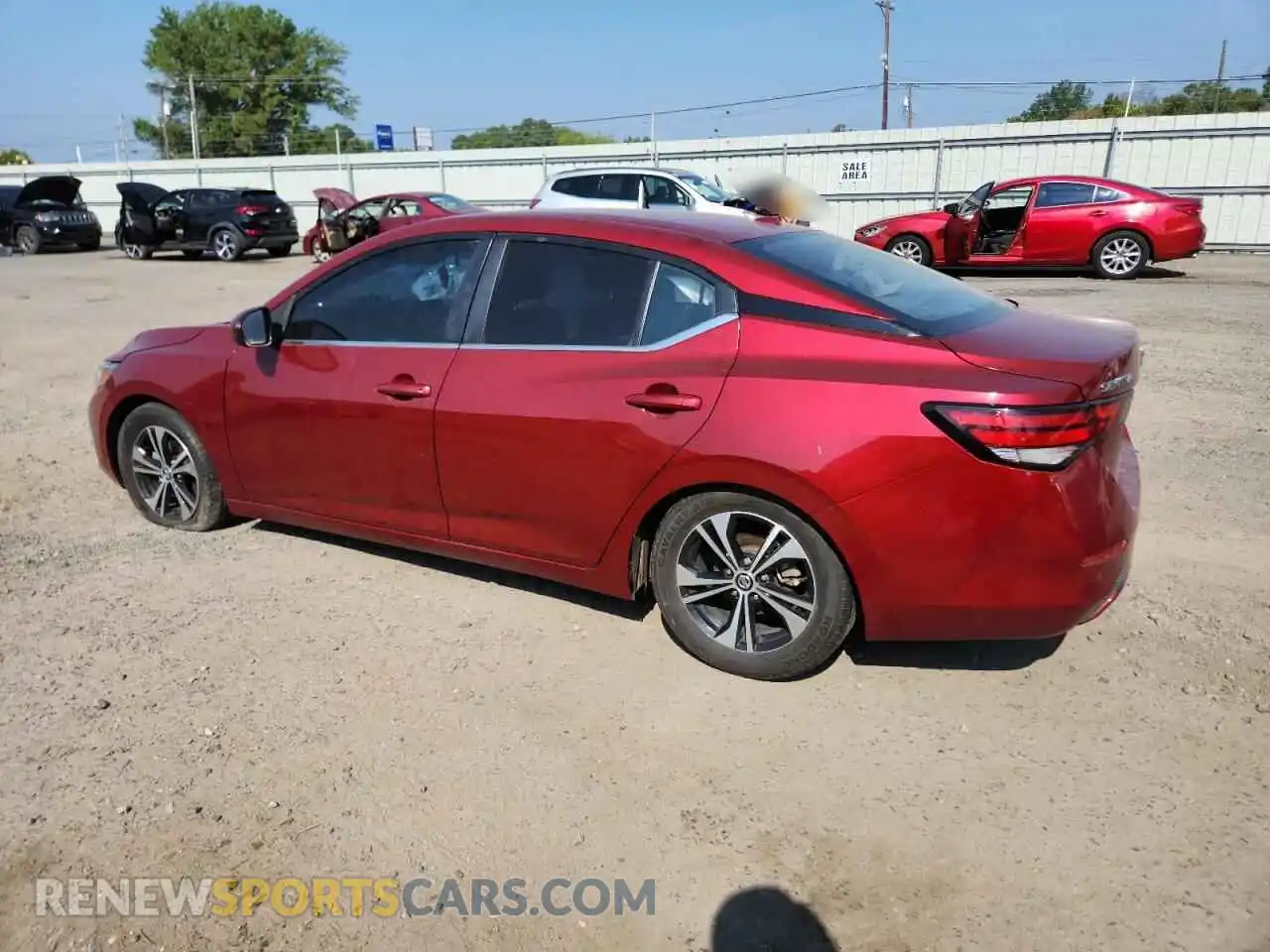 2 Photograph of a damaged car 3N1AB8CVXMY221060 NISSAN SENTRA 2021