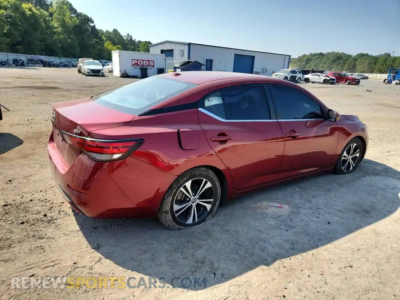 3 Photograph of a damaged car 3N1AB8CVXMY221060 NISSAN SENTRA 2021