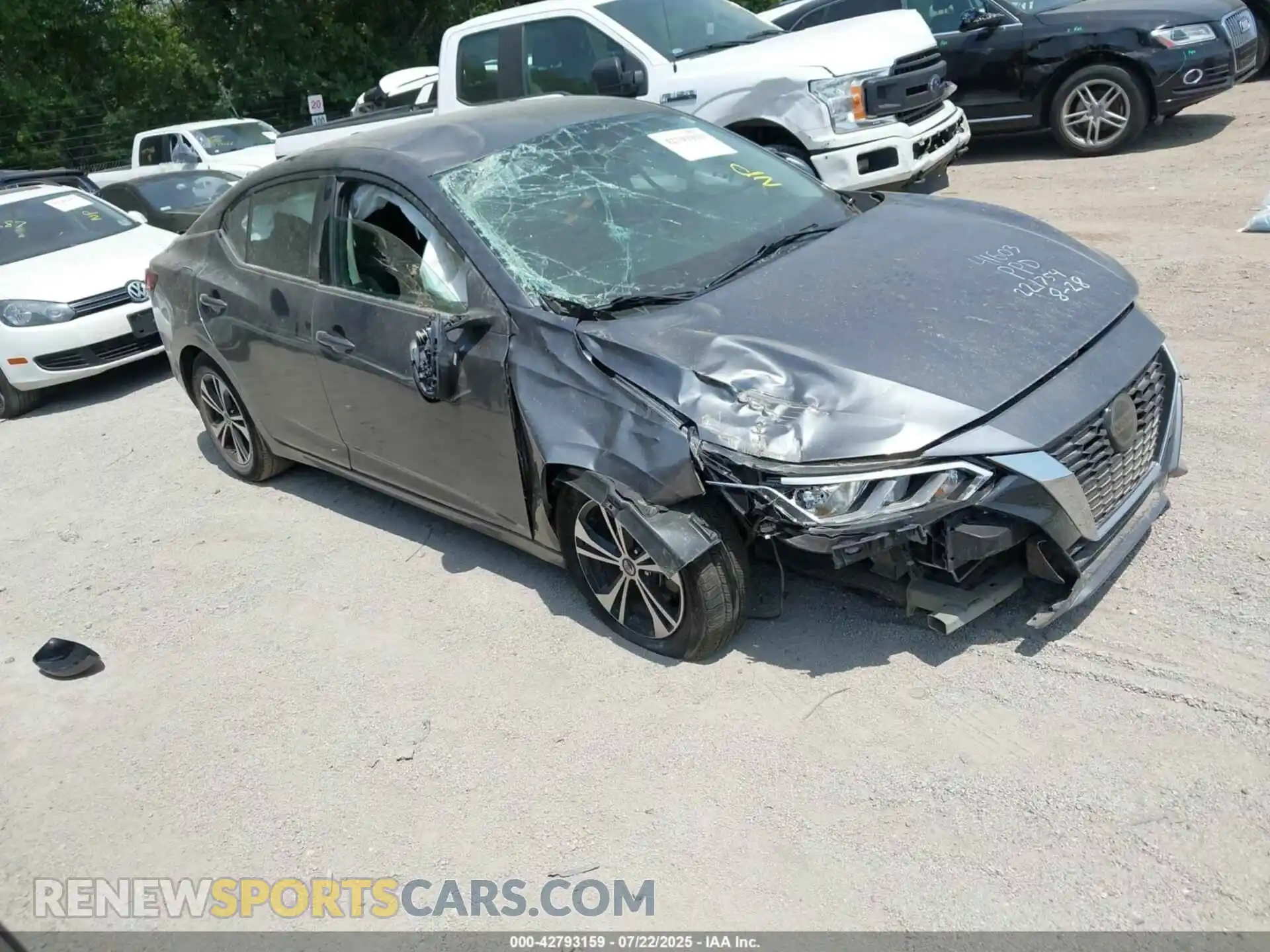 1 Photograph of a damaged car 3N1AB8CVXMY221754 NISSAN SENTRA 2021