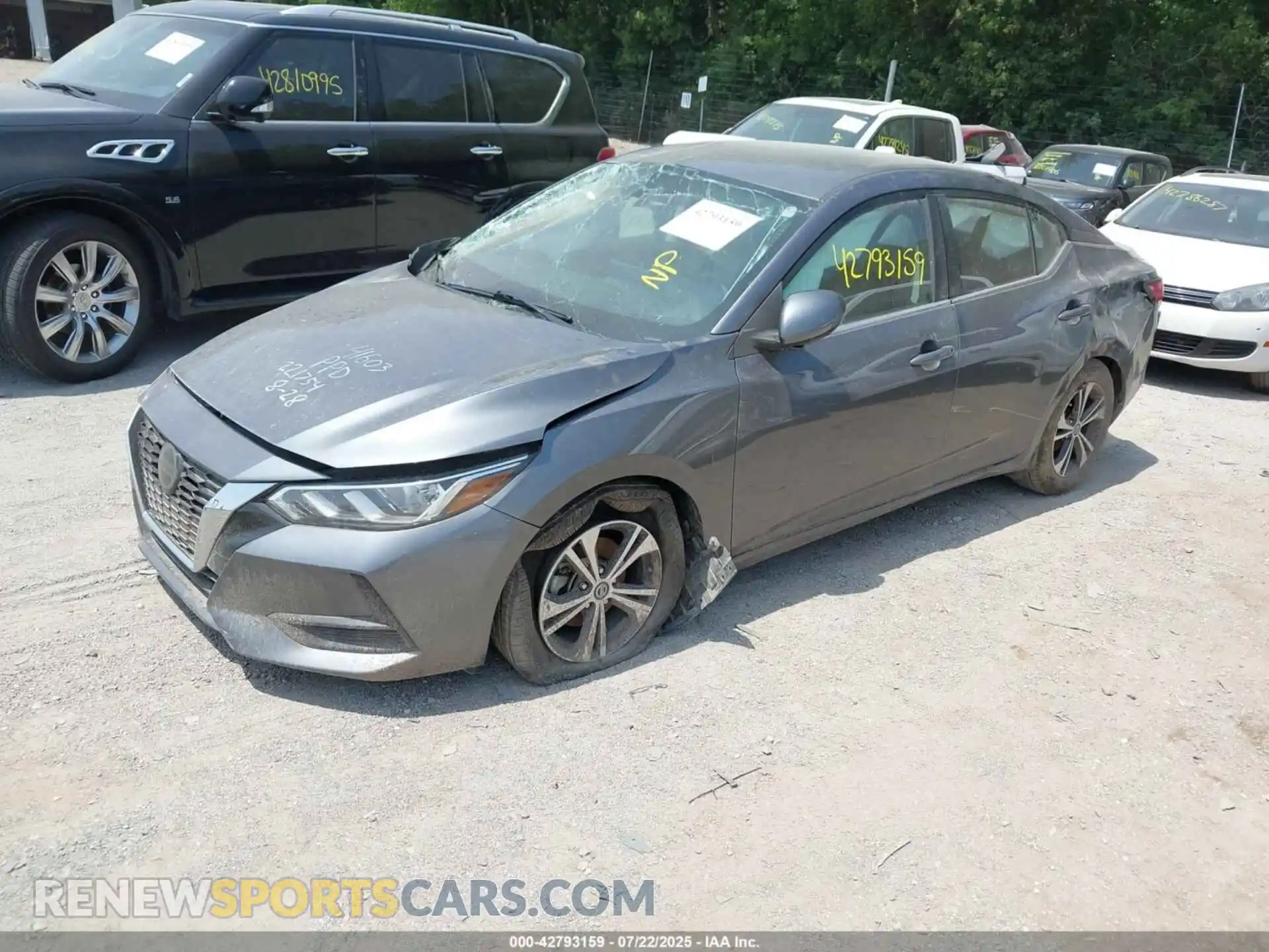 2 Photograph of a damaged car 3N1AB8CVXMY221754 NISSAN SENTRA 2021