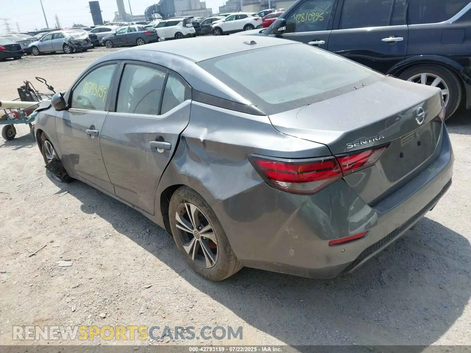 3 Photograph of a damaged car 3N1AB8CVXMY221754 NISSAN SENTRA 2021