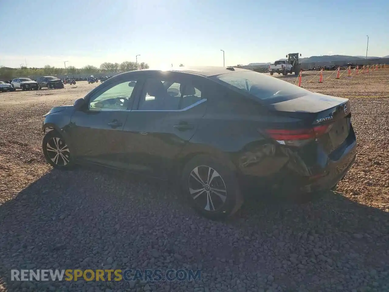 2 Photograph of a damaged car 3N1AB8CVXMY222595 NISSAN SENTRA 2021