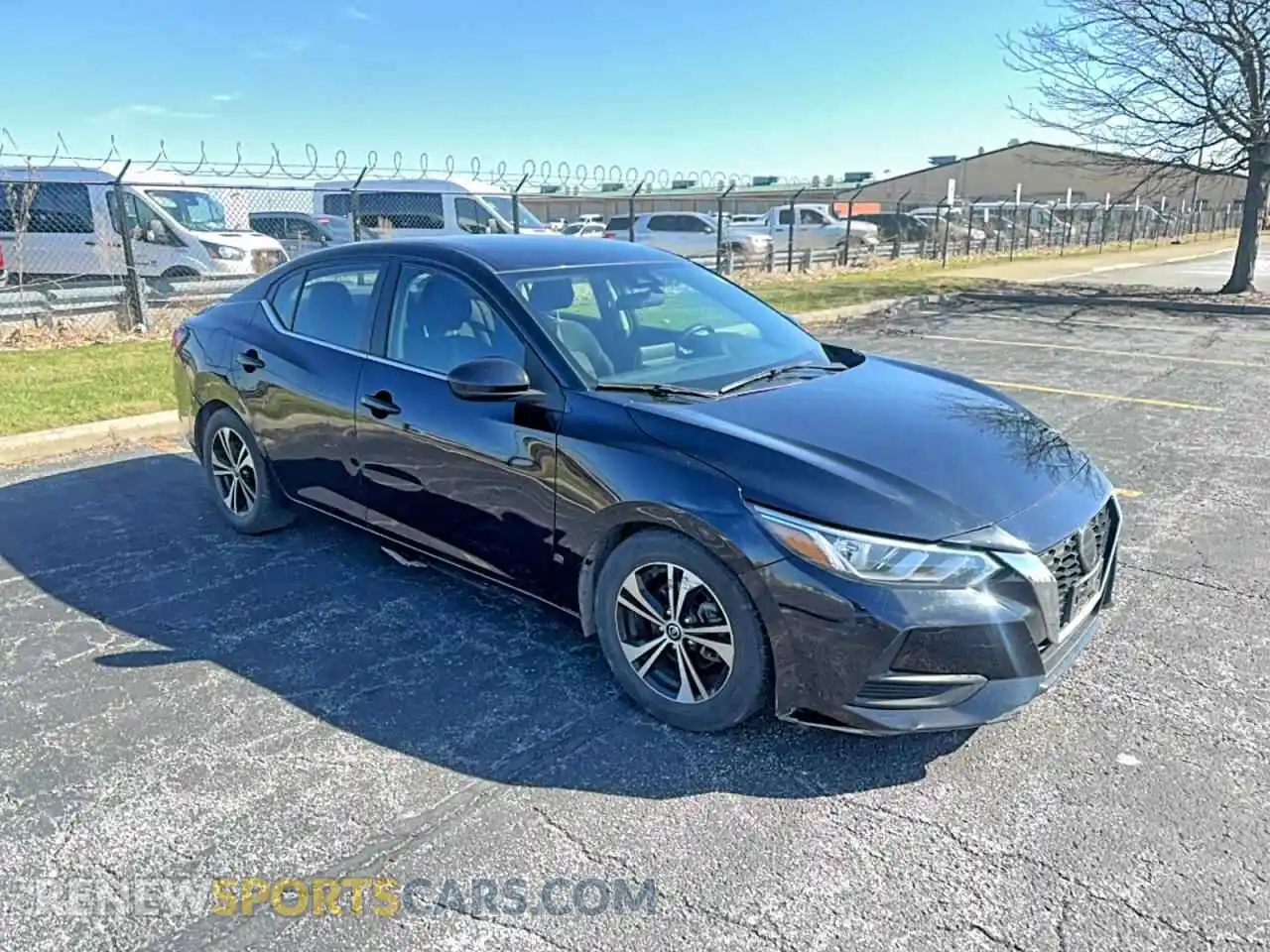 1 Photograph of a damaged car 3N1AB8CVXMY222998 NISSAN SENTRA 2021