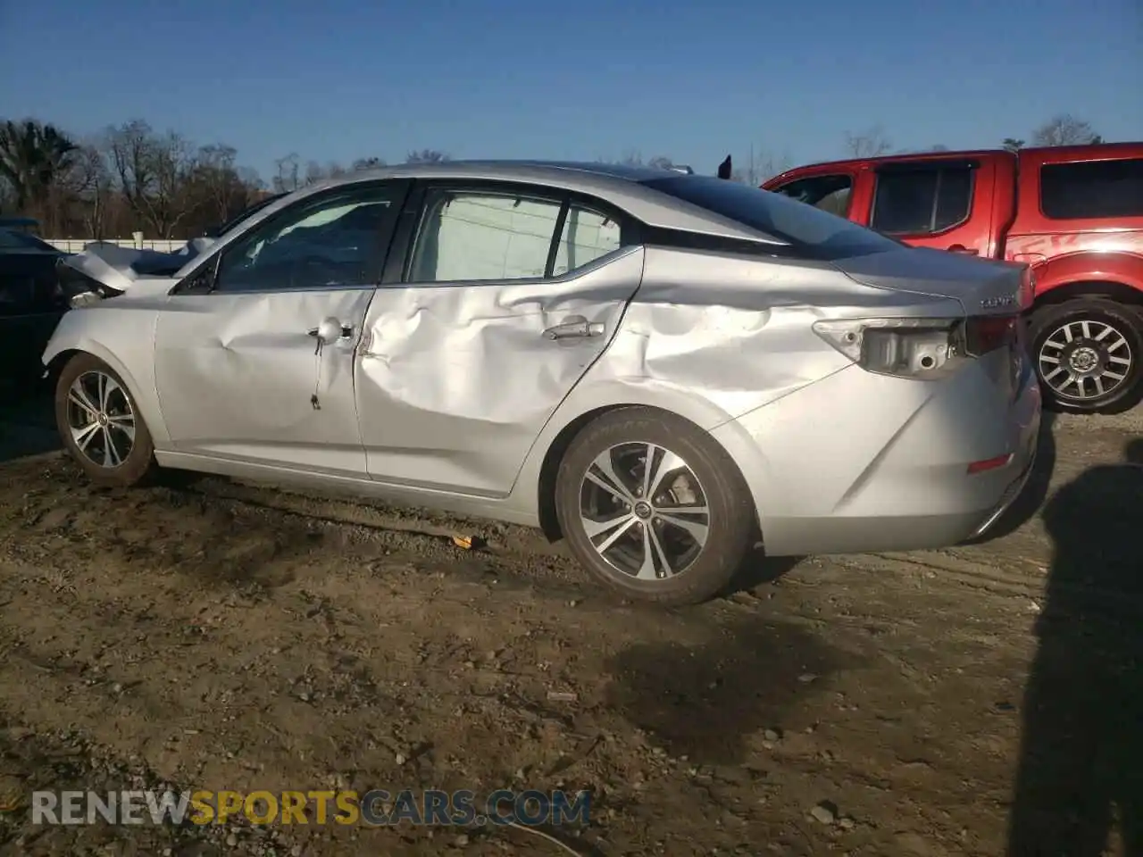 2 Photograph of a damaged car 3N1AB8CVXMY223259 NISSAN SENTRA 2021