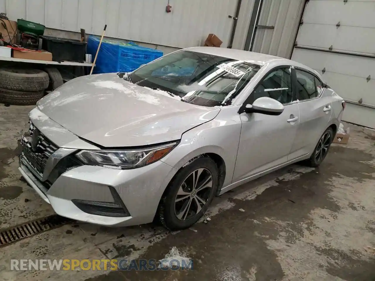 1 Photograph of a damaged car 3N1AB8CVXMY223410 NISSAN SENTRA 2021