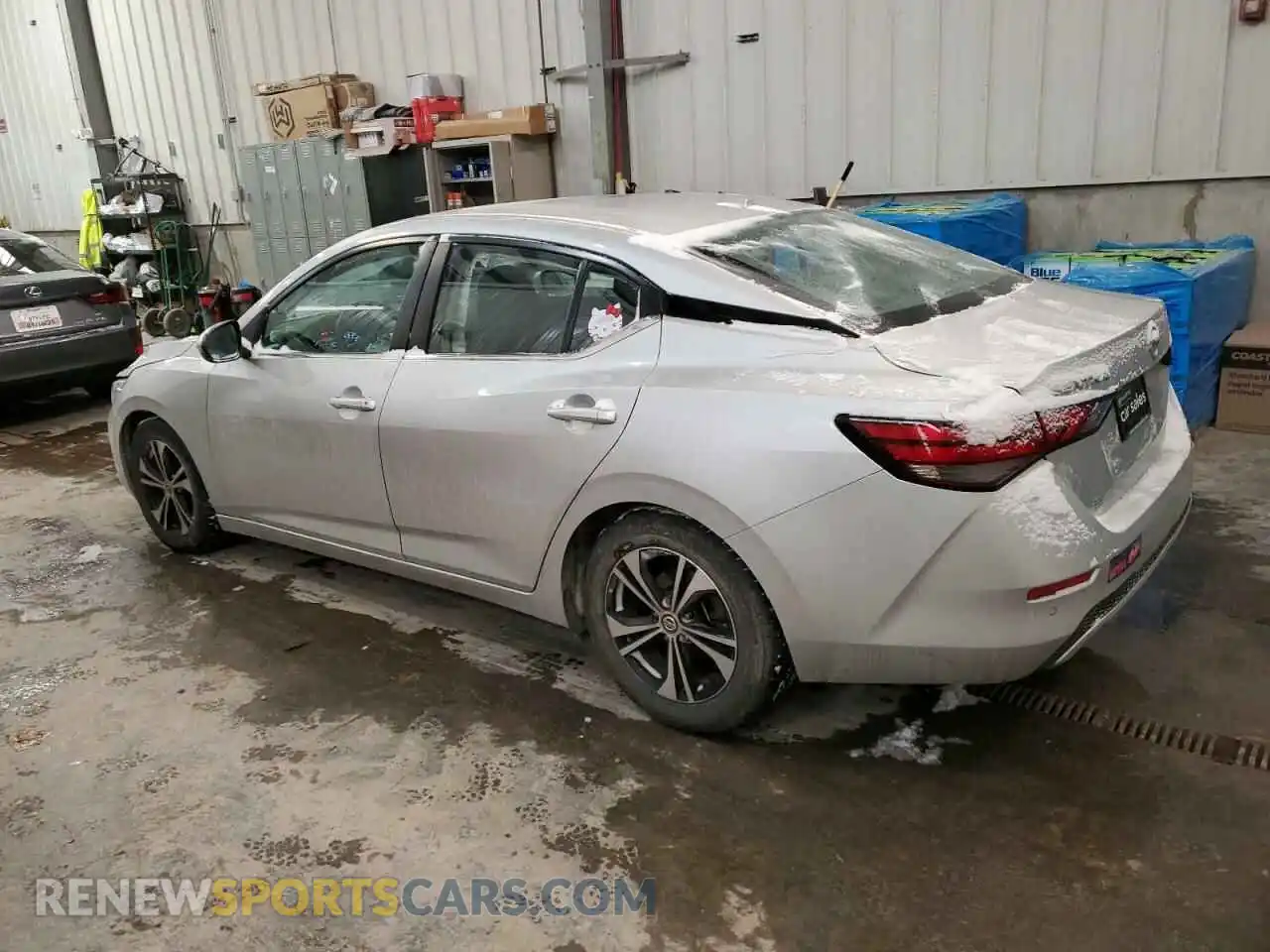 2 Photograph of a damaged car 3N1AB8CVXMY223410 NISSAN SENTRA 2021