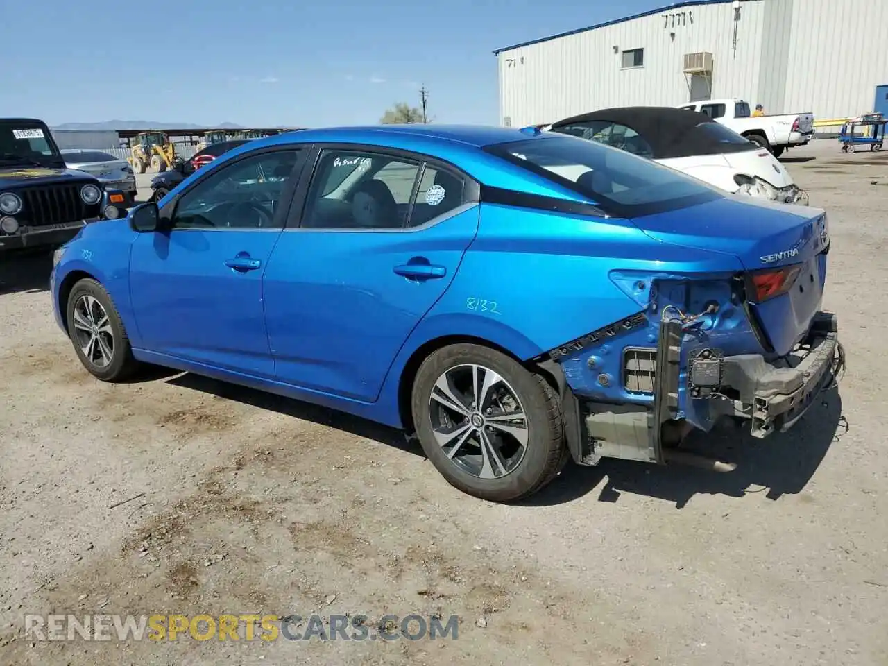 2 Photograph of a damaged car 3N1AB8CVXMY224489 NISSAN SENTRA 2021