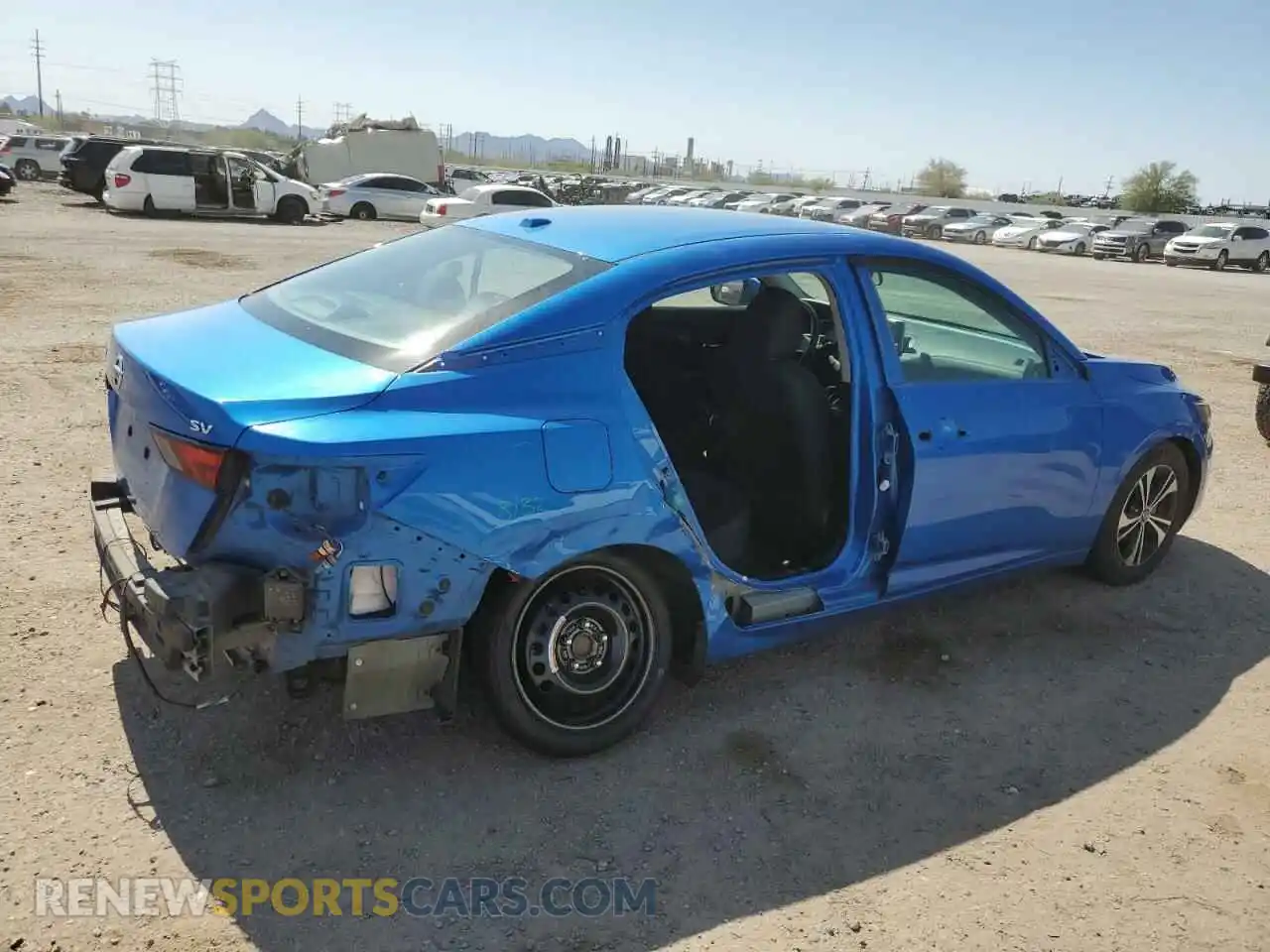 3 Photograph of a damaged car 3N1AB8CVXMY224489 NISSAN SENTRA 2021