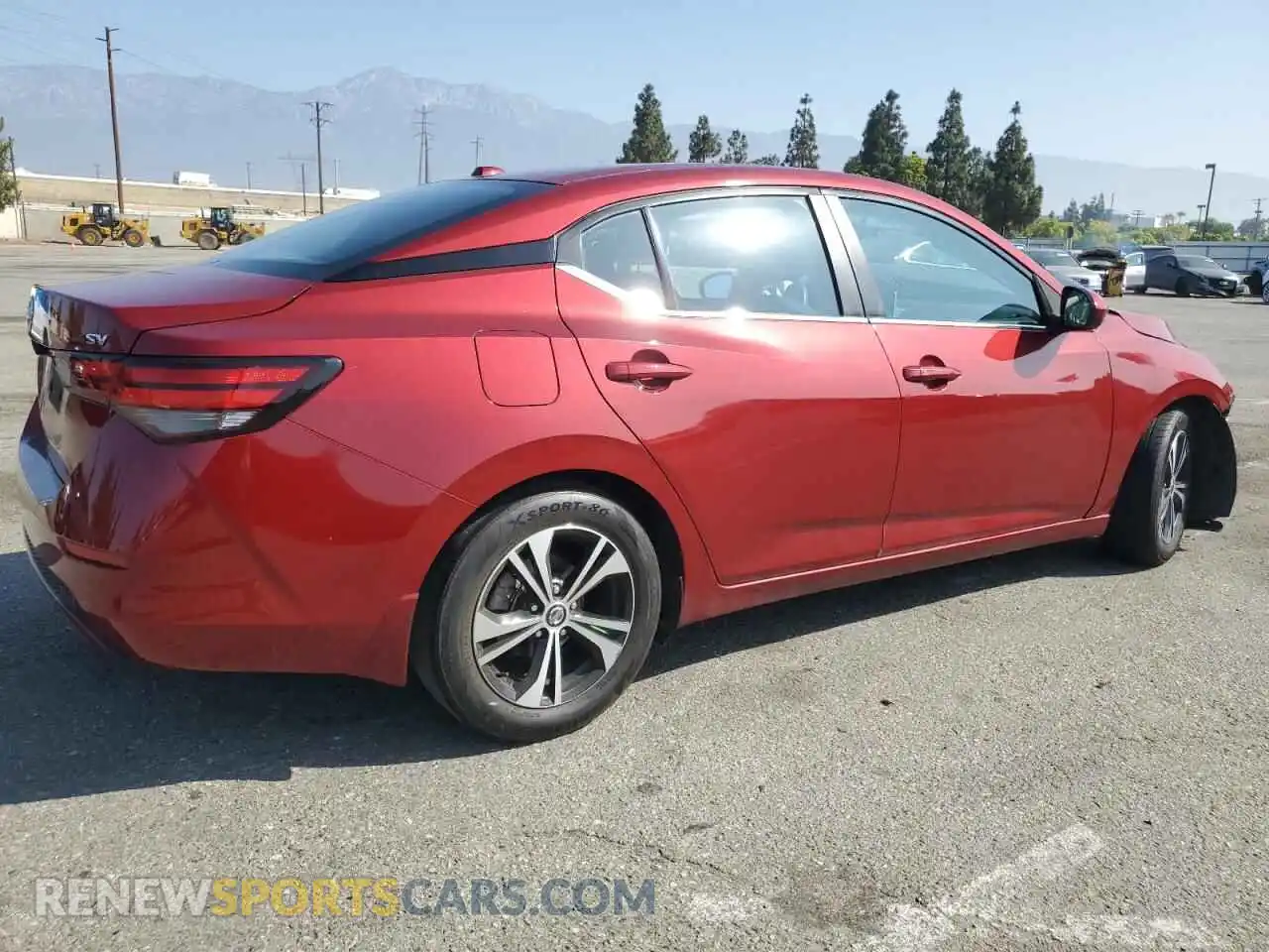 3 Photograph of a damaged car 3N1AB8CVXMY225139 NISSAN SENTRA 2021