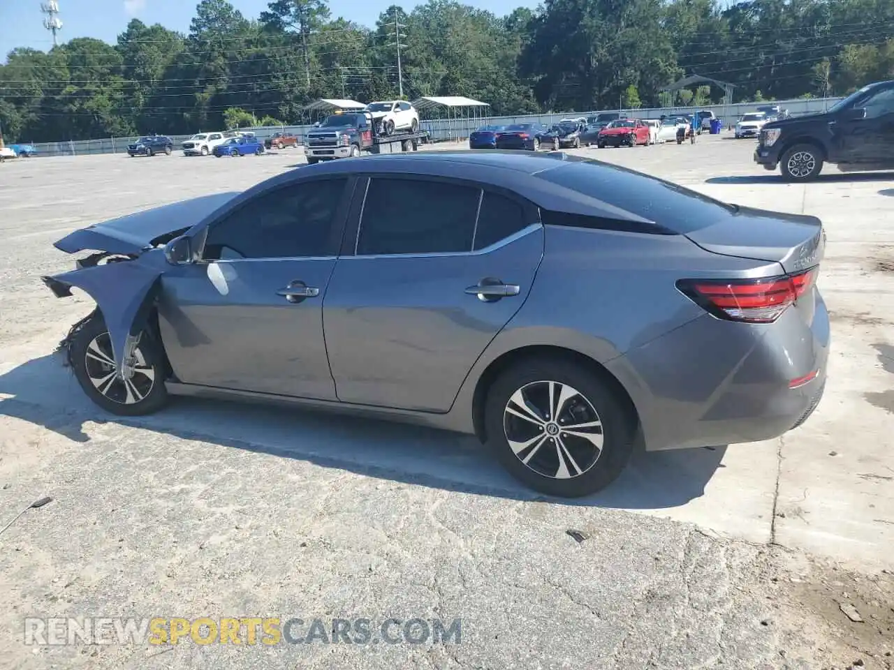 2 Photograph of a damaged car 3N1AB8CVXMY225805 NISSAN SENTRA 2021