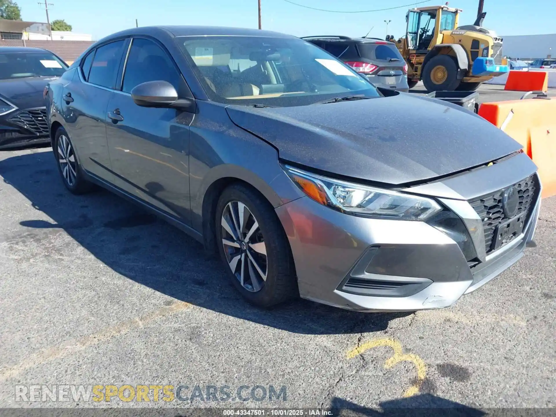1 Photograph of a damaged car 3N1AB8CVXMY230812 NISSAN SENTRA 2021