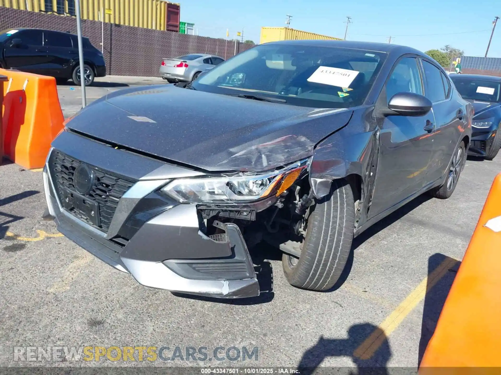 2 Photograph of a damaged car 3N1AB8CVXMY230812 NISSAN SENTRA 2021
