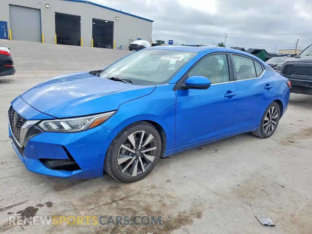 1 Photograph of a damaged car 3N1AB8CVXMY233404 NISSAN SENTRA 2021