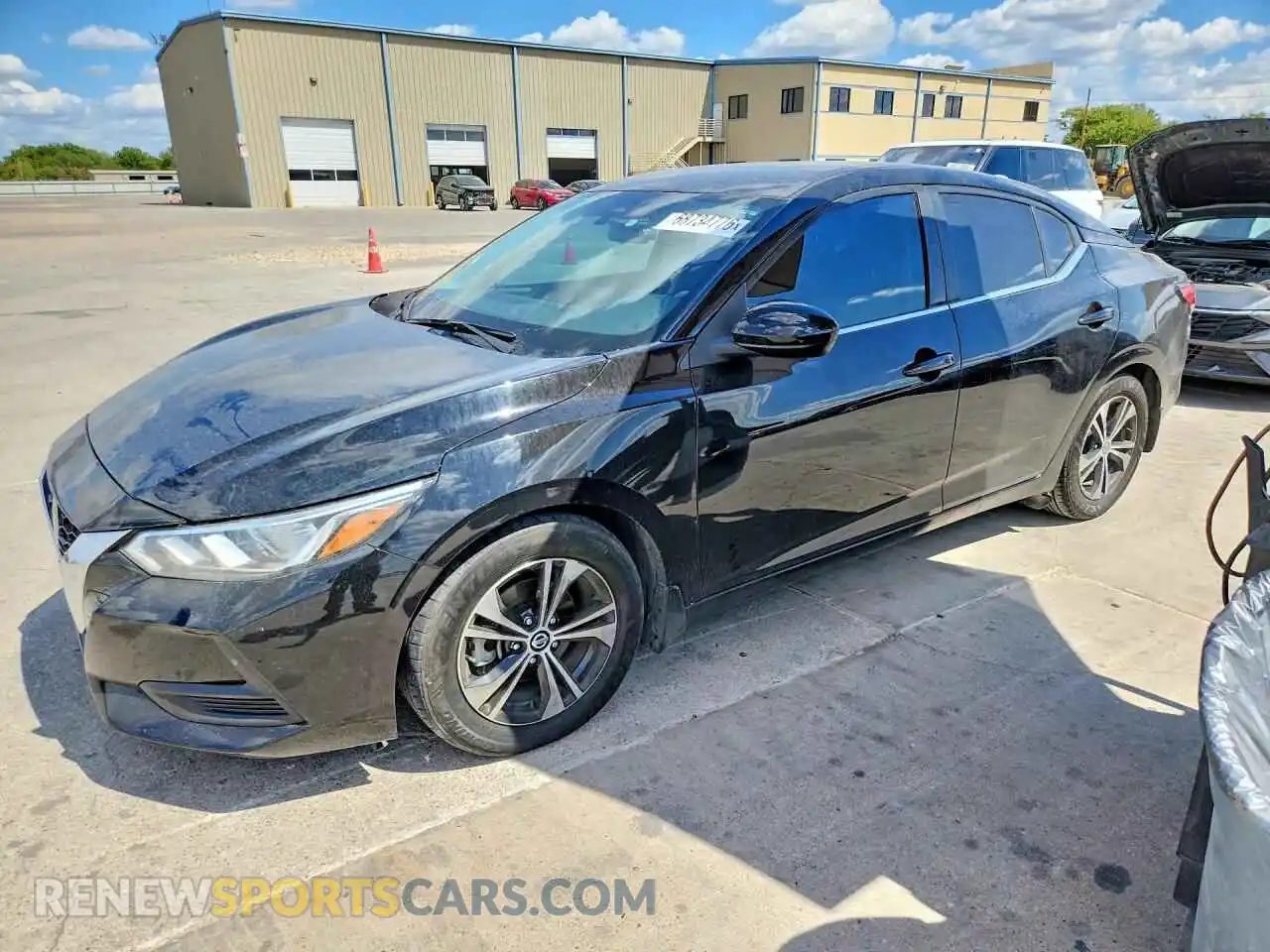 1 Photograph of a damaged car 3N1AB8CVXMY233824 NISSAN SENTRA 2021