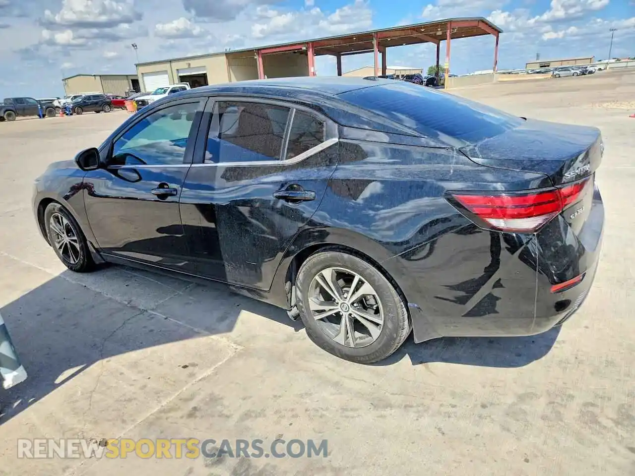 2 Photograph of a damaged car 3N1AB8CVXMY233824 NISSAN SENTRA 2021